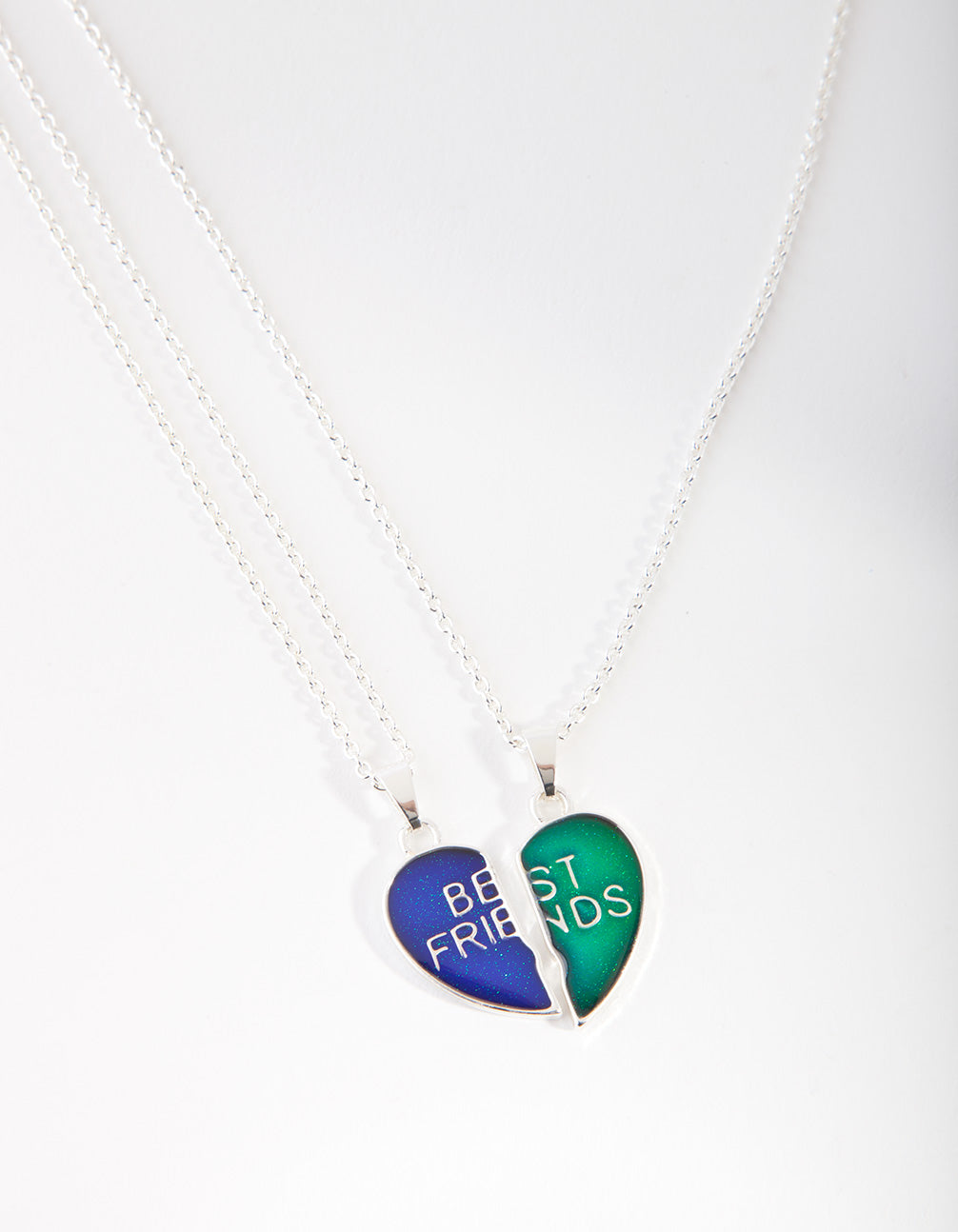 Kids Rhodium Heart Necklace Pack