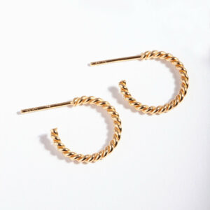 Open Rope Hoop Earrings