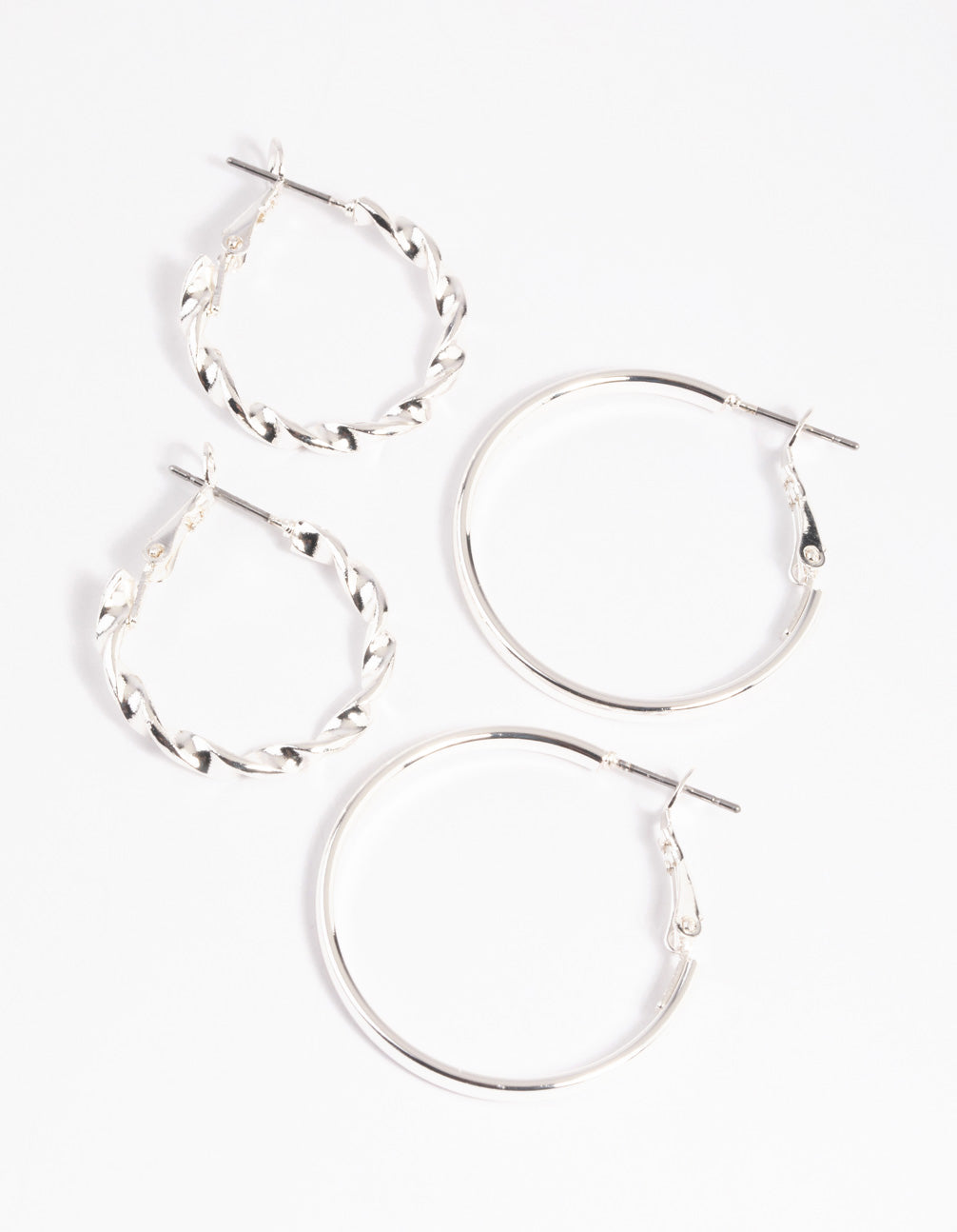 Twisted Hoop Earring Set