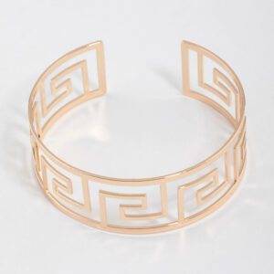 Greek Pattern Cuff Bangle