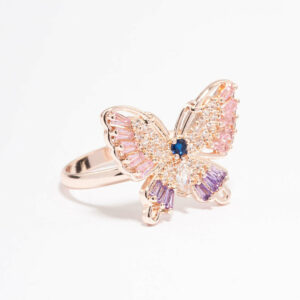 Rose Cute Butterfly Ring