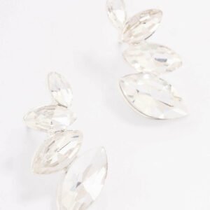 Graduated Marquise Stud Earrings