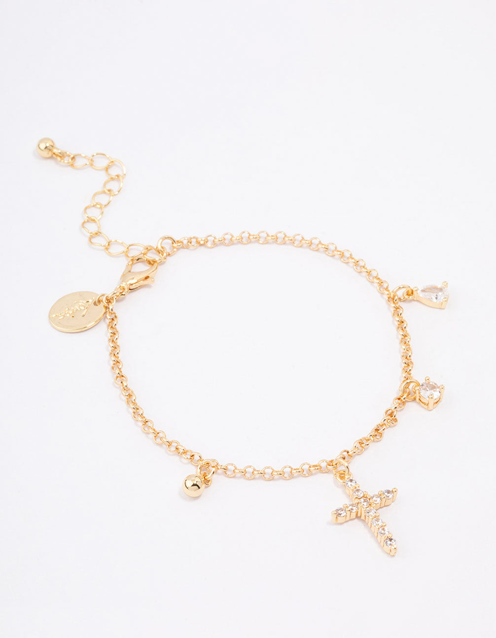 Cross Charm Bracelet