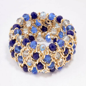 Pave Multi-Stone Statement Bangle