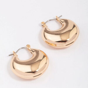 Puffy Stretch Hoop Earrings