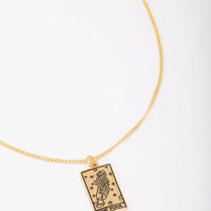 Fool Tarot Card Pendant Necklace