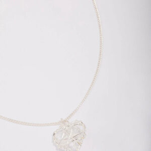 Wrapped Heart Pendant Necklace