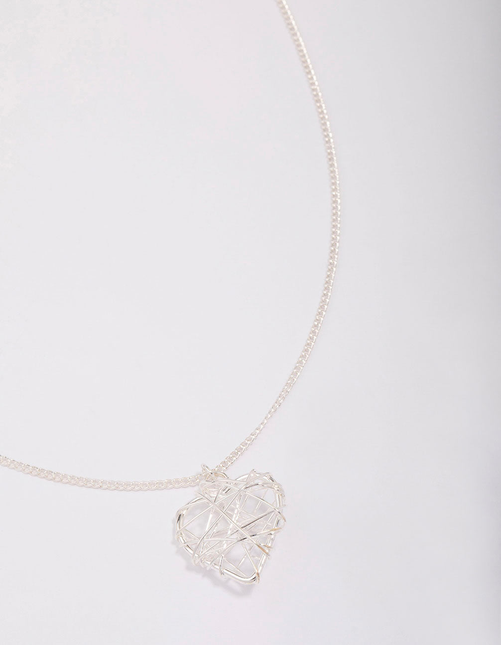 Wrapped Heart Pendant Necklace
