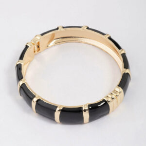 Black & Square Bangle