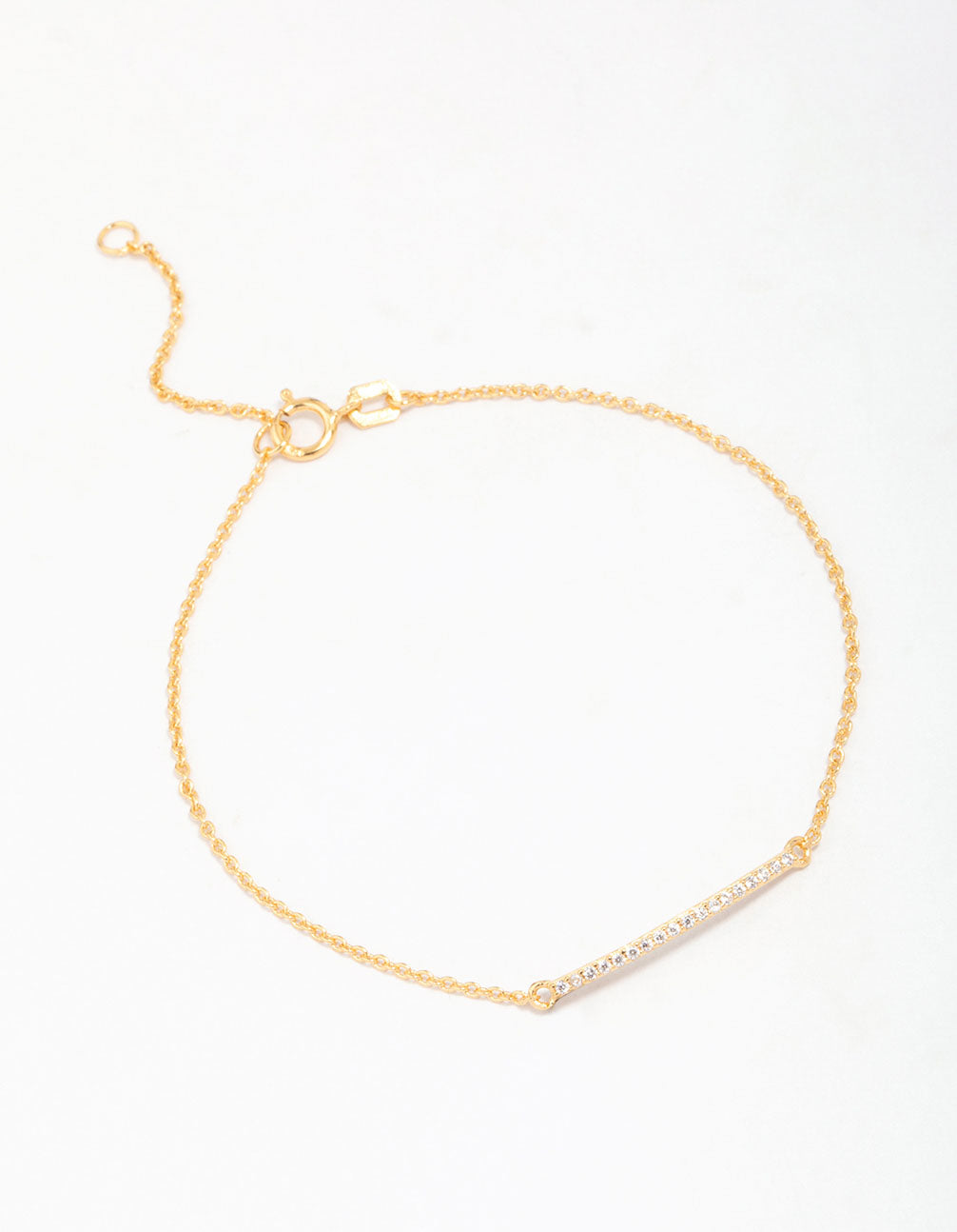 Fine Bar Chain Bracelet