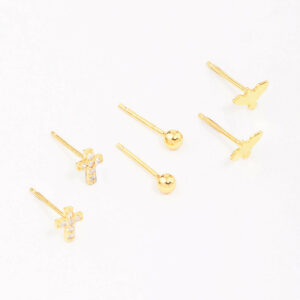 Bird & Rose Stud Earring 3-Pack