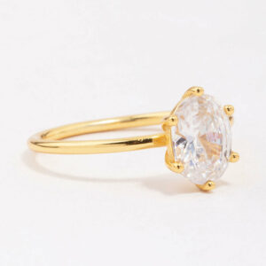 Oval Solitaire Ring