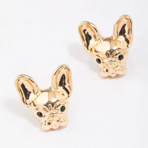 French Bulldog Stud Earrings