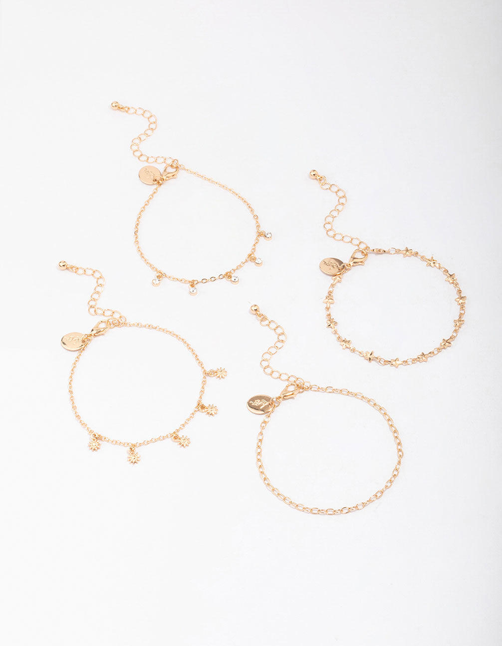 Star Dangle Bracelet 4-Pack