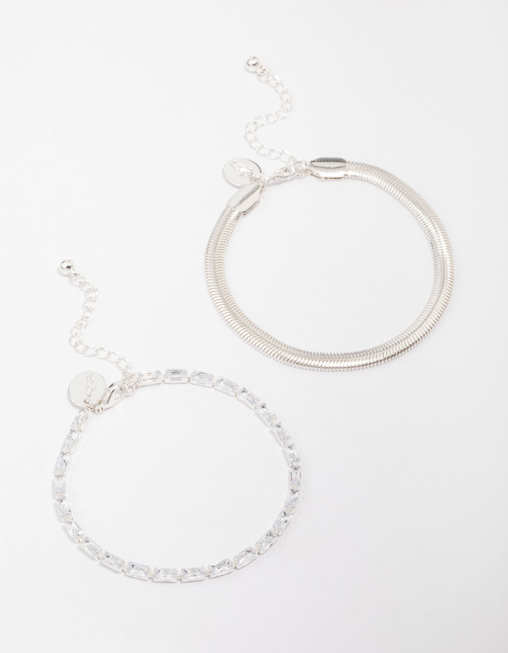 Snake Double Chain Bracelet Pack