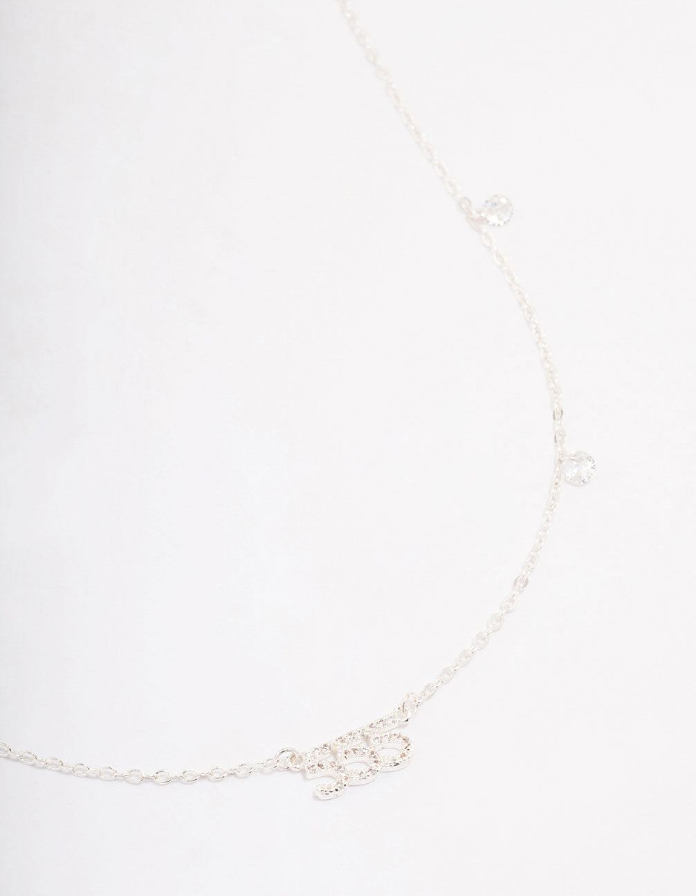 Angel Number Cubic Zirconia Chain Necklace