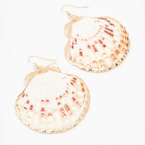 Statement Shell Drop Earrings