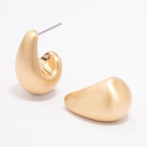 Large Smooth Teardrop Earrings