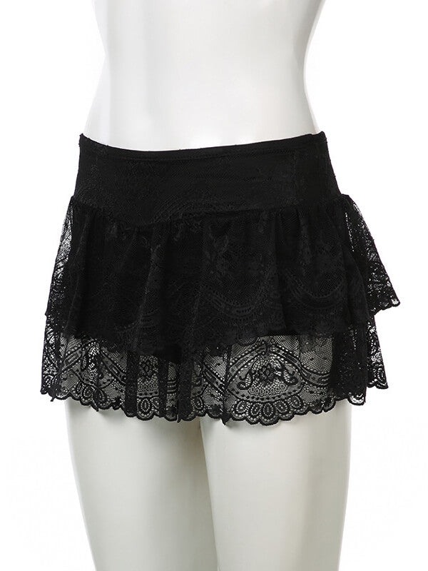 Elegant floral lace skirt - Image 7