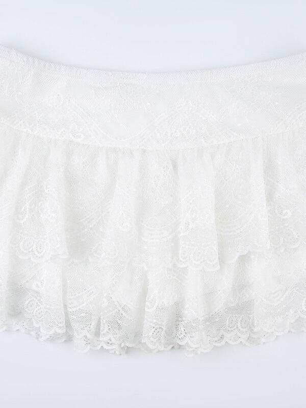 Elegant floral lace skirt - Image 8