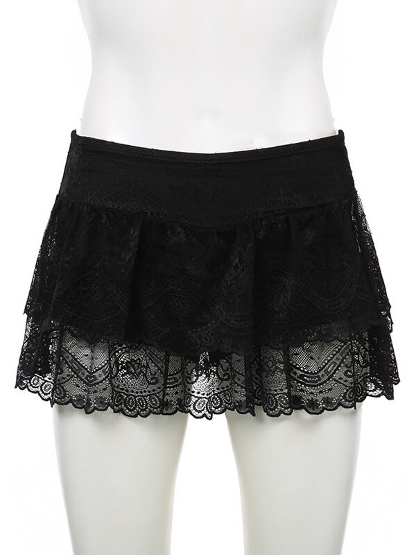 Elegant floral lace skirt - Image 6