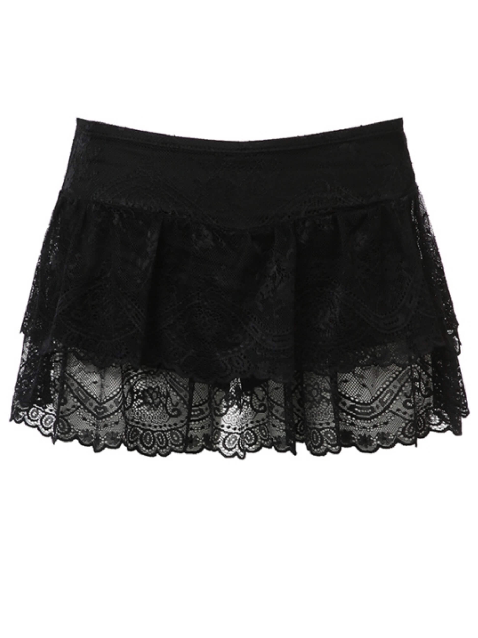Elegant floral lace skirt - Image 5