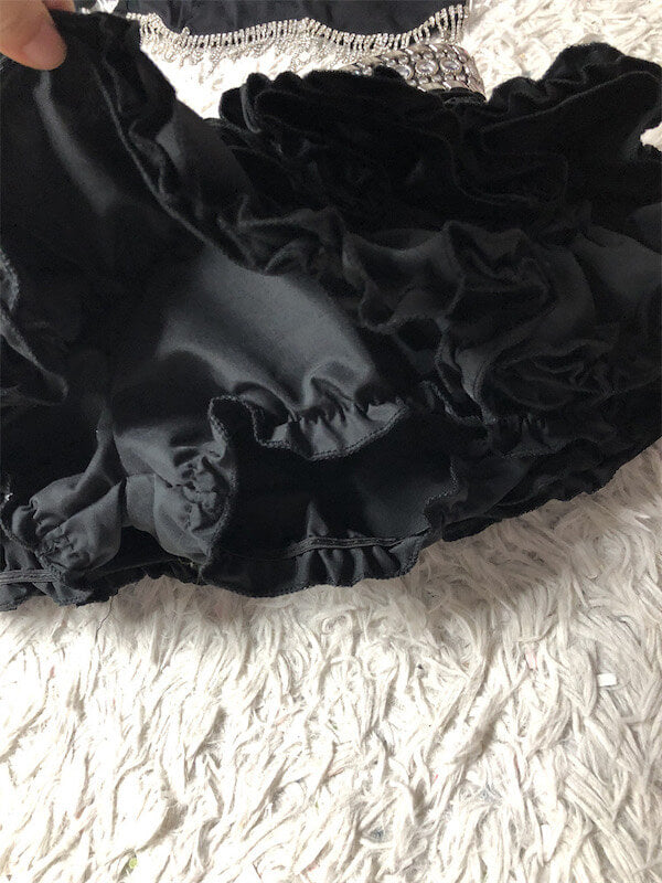 Goth lolita layered bloomer skirt - Image 4