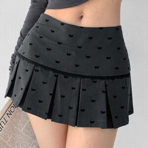 Sweetheart ballet core pleated skirt