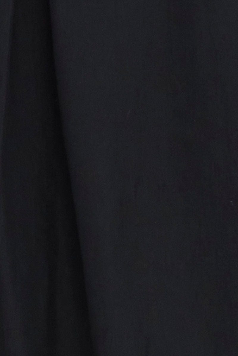 Black Long Shirt Collared Long Sleeve - Image 6